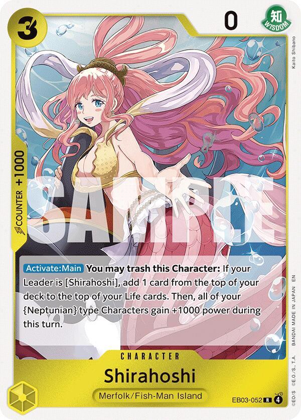 Shirahoshi EB03-052 (Extra Booster: One Piece Heroines Edition)  - Foil