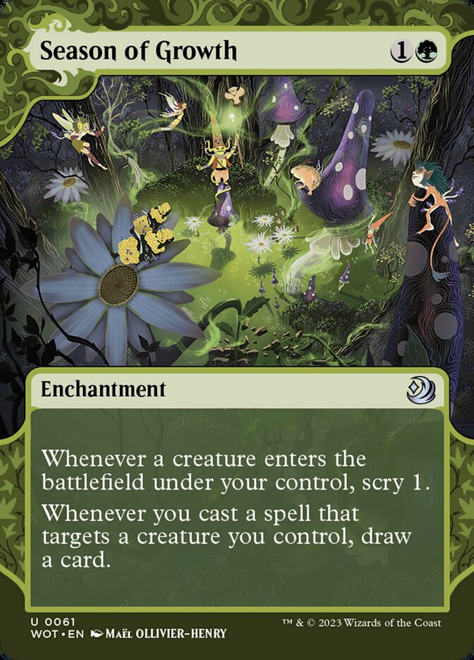 Season of Growth 61/63 (Wilds of Eldraine: Enchanting Tales)  - Showcase