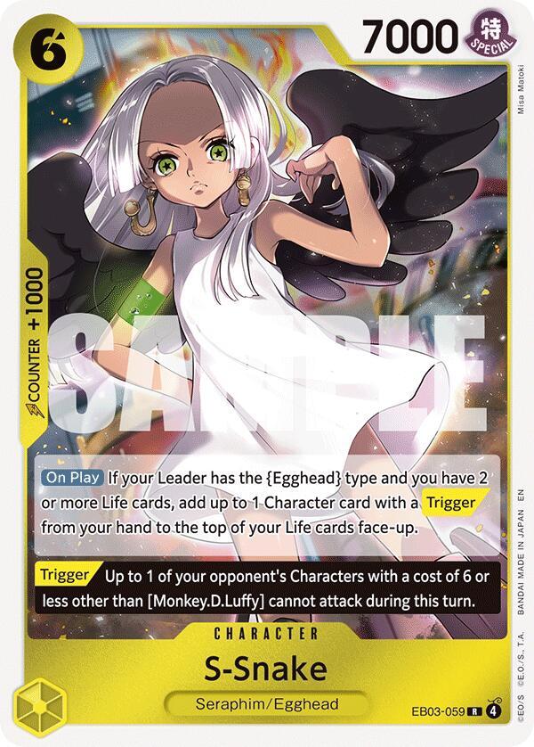 S-Snake EB03-059 (Extra Booster: One Piece Heroines Edition)  - Foil
