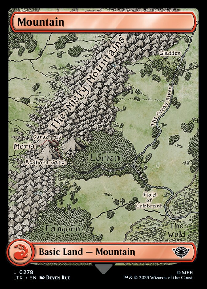 Mountain 278 (Universes Beyond: The Lord of the Rings: Tales of Middle-earth)  - Full Art