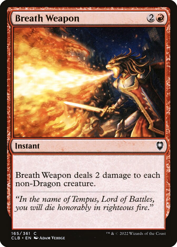 Breath Weapon 165 (Commander Legends: Battle for Baldur's Gate) 