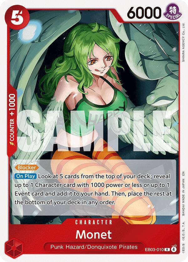 Monet EB03-010 (Extra Booster: One Piece Heroines Edition)  - Foil