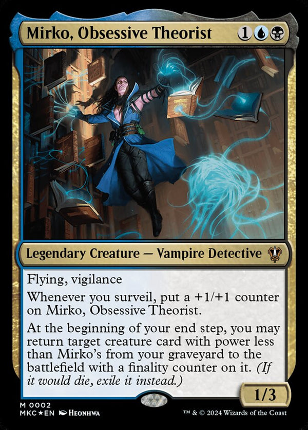Mirko, Obsessive Theorist 2/311 (Commander: Murders at Karlov Manor)  - Foil