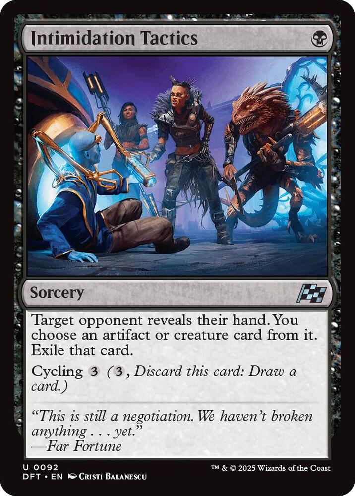 Intimidation Tactics 92/291 (Aetherdrift) 