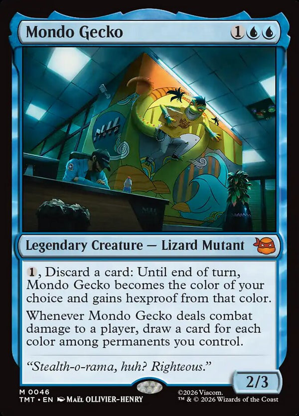Mondo Gecko 46/190 (Teenage Mutant Ninja Turtles)  - Foil