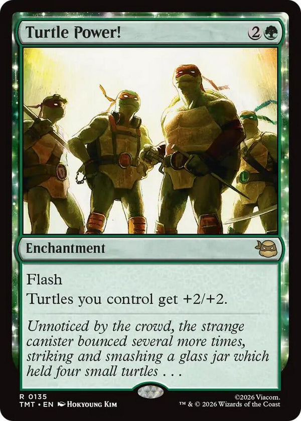 Turtle Power! 135/190 (Teenage Mutant Ninja Turtles)  - Foil