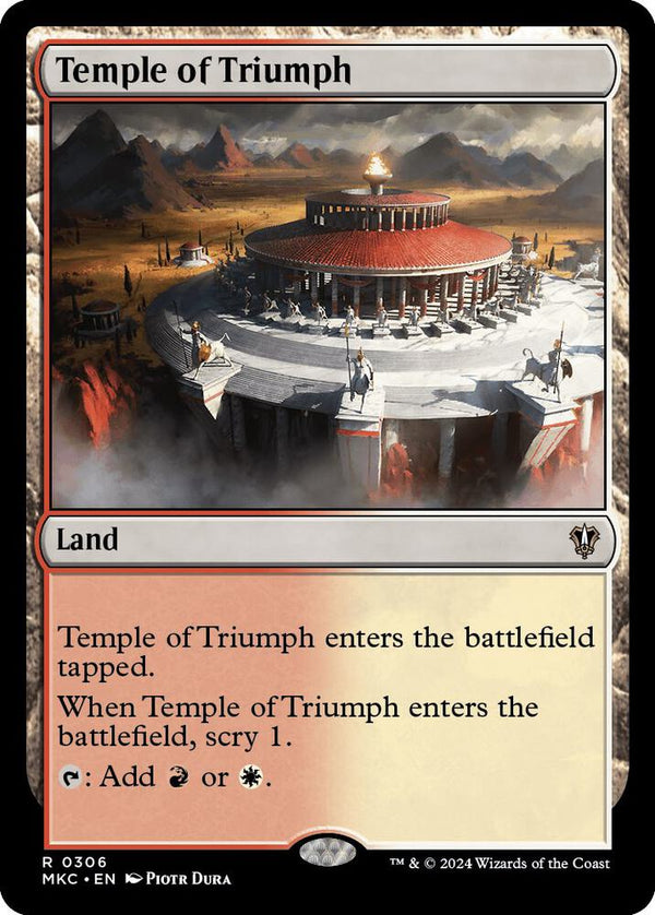 Temple of Triumph 306/311 (Commander: Murders at Karlov Manor) 
