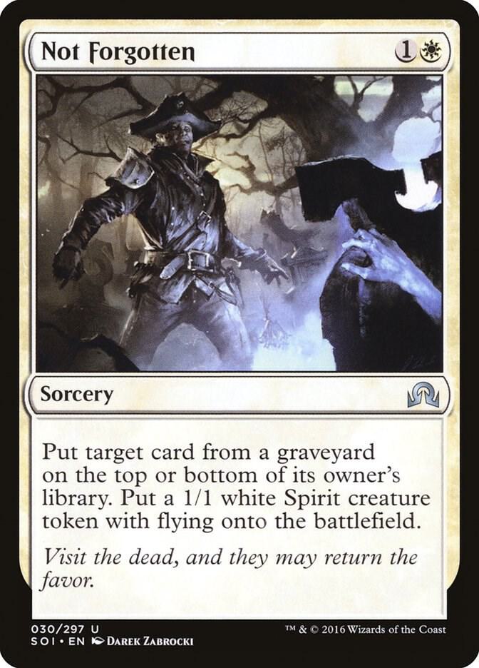 Not Forgotten 30 (Shadows over Innistrad) 