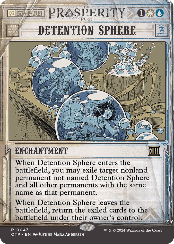 Detention Sphere 43/65 (Outlaws of Thunder Junction: Breaking News)  - Showcase
