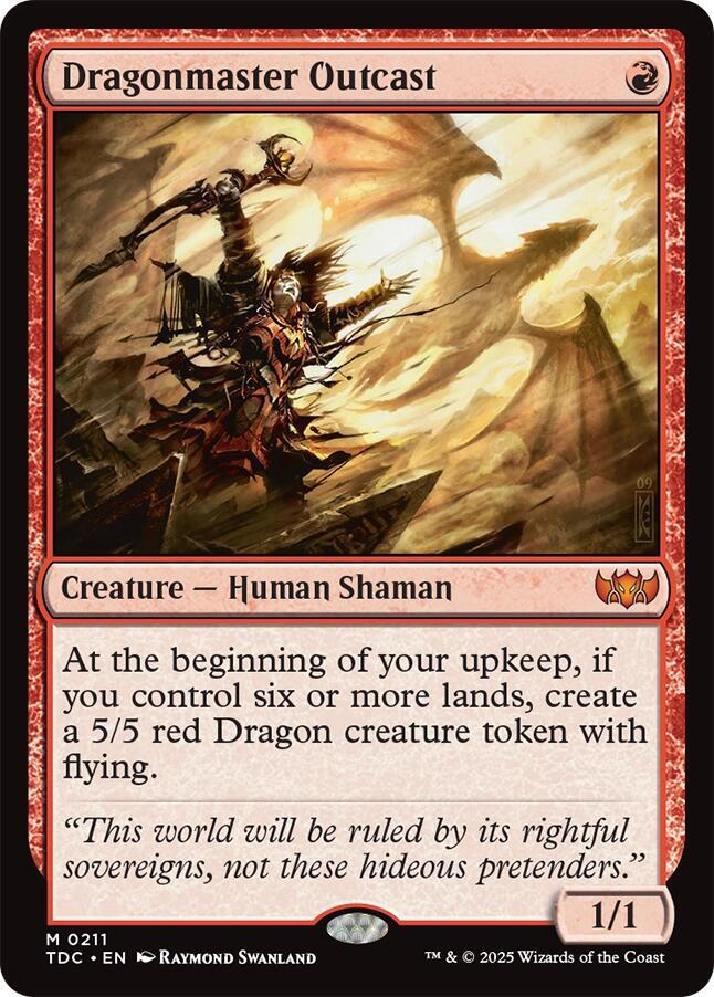 Dragonmaster Outcast 211 (Commander: Tarkir: Dragonstorm) 