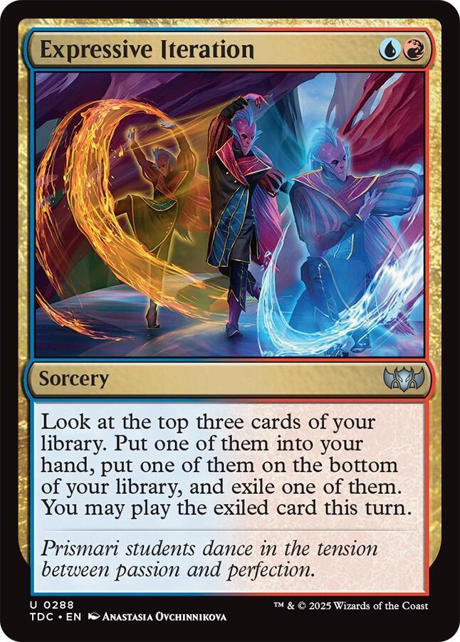 Expressive Iteration 288 (Commander: Tarkir: Dragonstorm) 