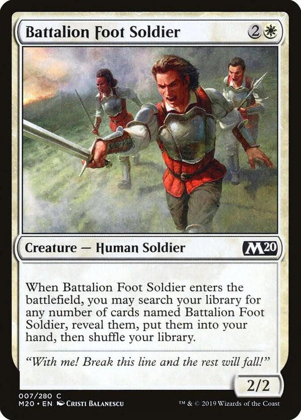 Battalion Foot Soldier 7/280 (Core Set 2020) 