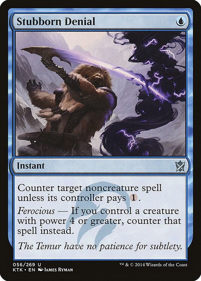 Stubborn Denial 56 (Khans of Tarkir) 