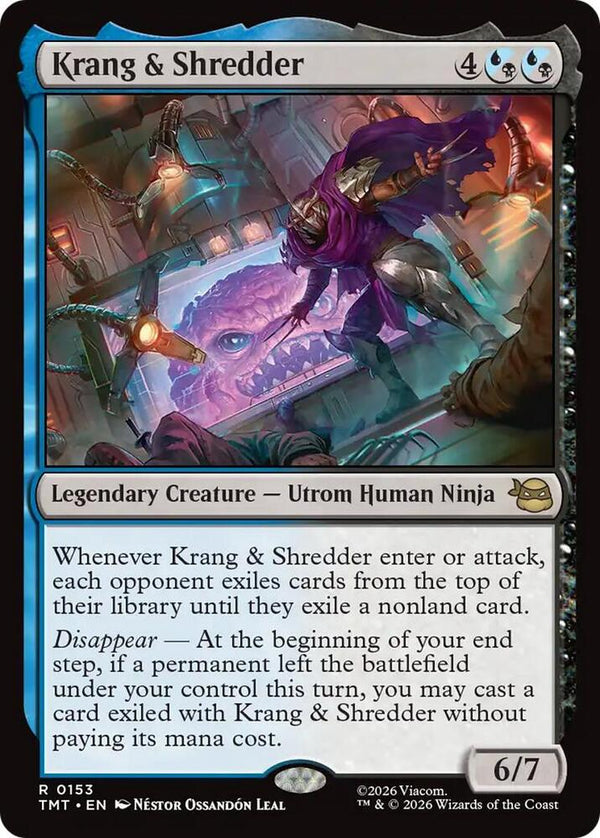 Krang and Shredder 153/190 (Teenage Mutant Ninja Turtles) 