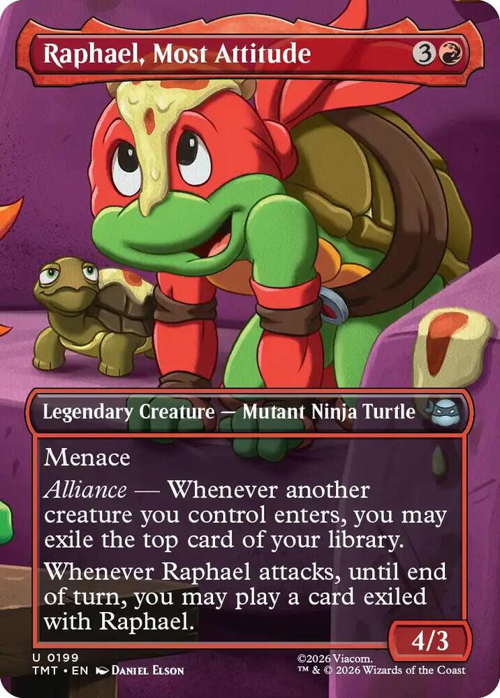 Raphael, Most Attitude 199/190 (Teenage Mutant Ninja Turtles)  - Borderless