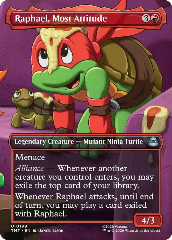 Raphael, Most Attitude 199/190 (Teenage Mutant Ninja Turtles)  - Borderless