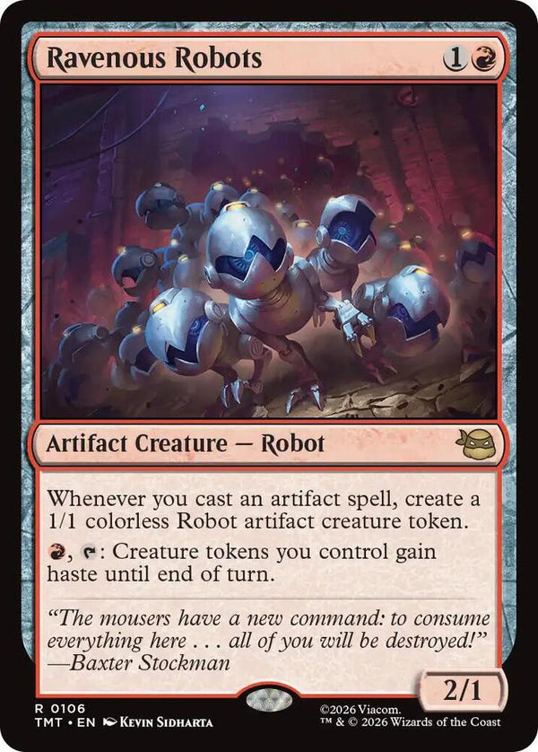 Ravenous Robots 106/190 (Teenage Mutant Ninja Turtles) 