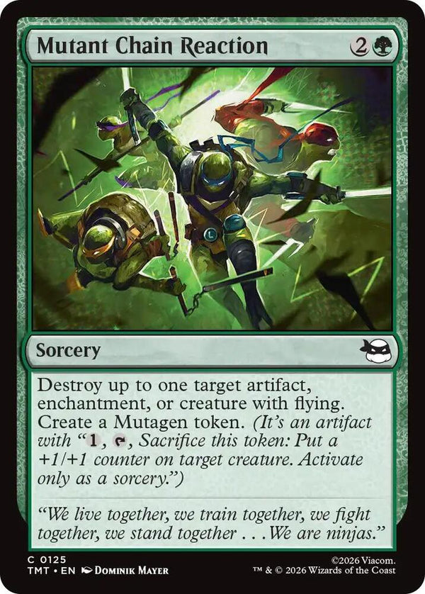 Mutant Chain Reaction 125/190 (Teenage Mutant Ninja Turtles) 