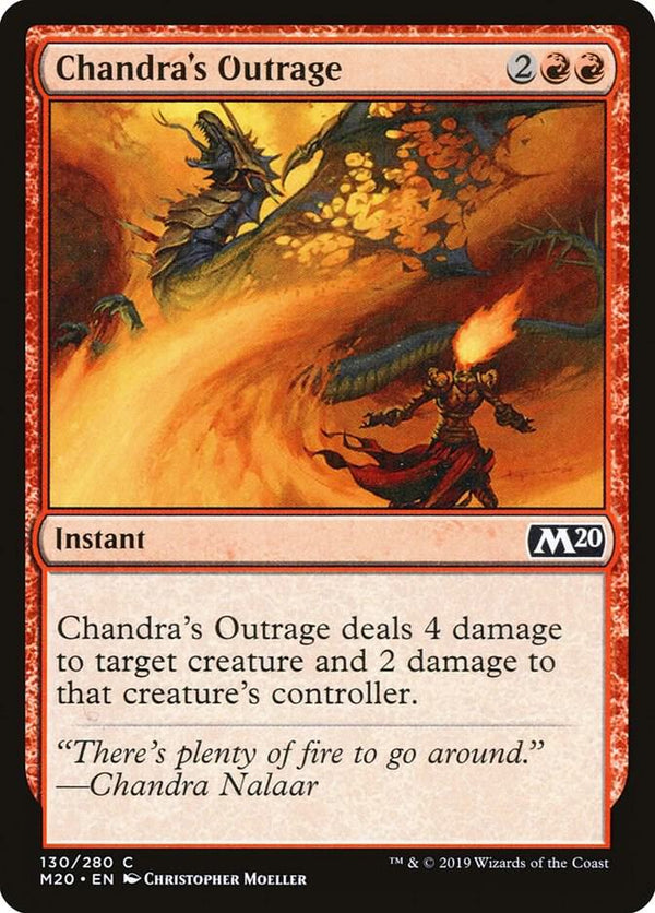 Chandra's Outrage 130/280 (Core Set 2020) 