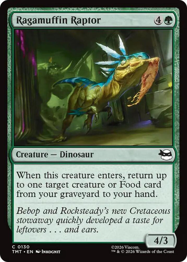 Ragamuffin Raptor 130/190 (Teenage Mutant Ninja Turtles) 