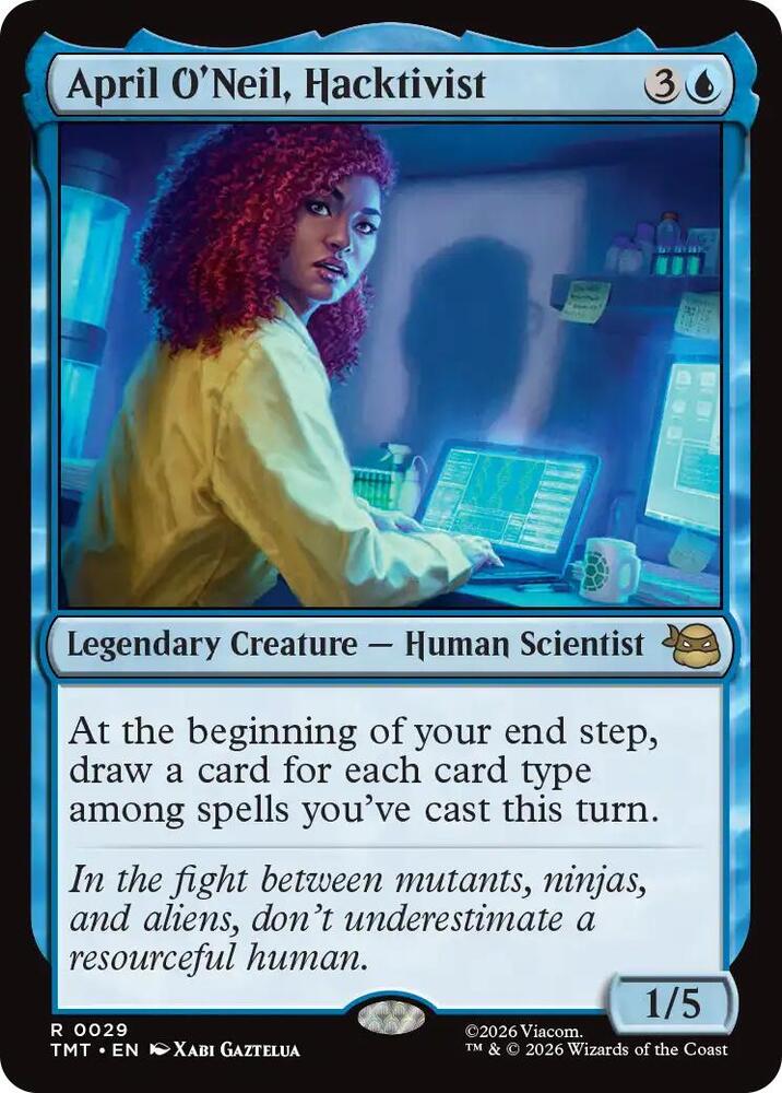 April O'Neil, Hacktivist 29/190 (Teenage Mutant Ninja Turtles) 