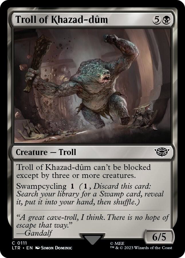 Troll of Khazad-dûm 111/281 (Universes Beyond: The Lord of the Rings: Tales of Middle-earth) 