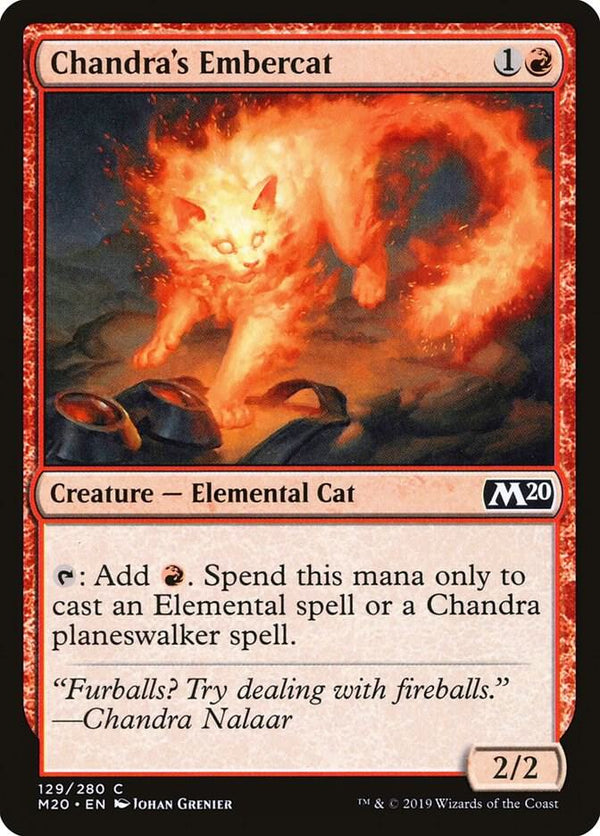 Chandra's Embercat 129/280 (Core Set 2020) 
