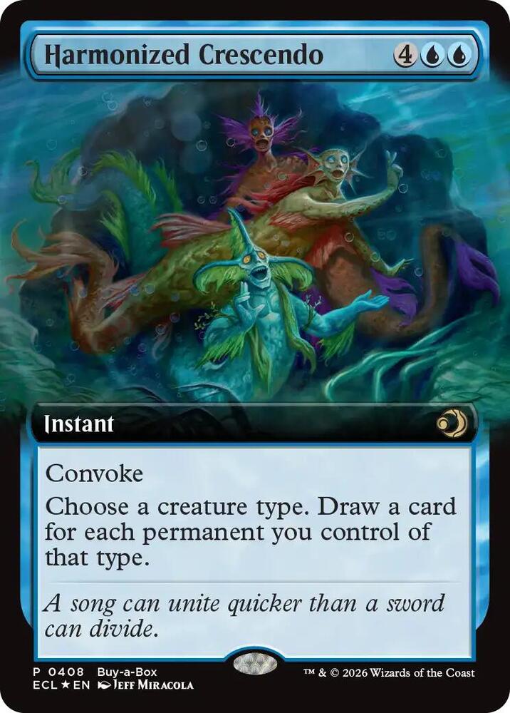 Harmonized Crescendo Extended Art 408/408 (Buy-A-Box Promos)  - Foil