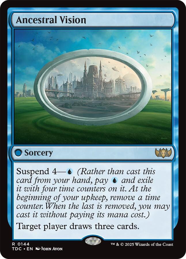 Ancestral Vision 144/413 (Commander: Tarkir: Dragonstorm) 