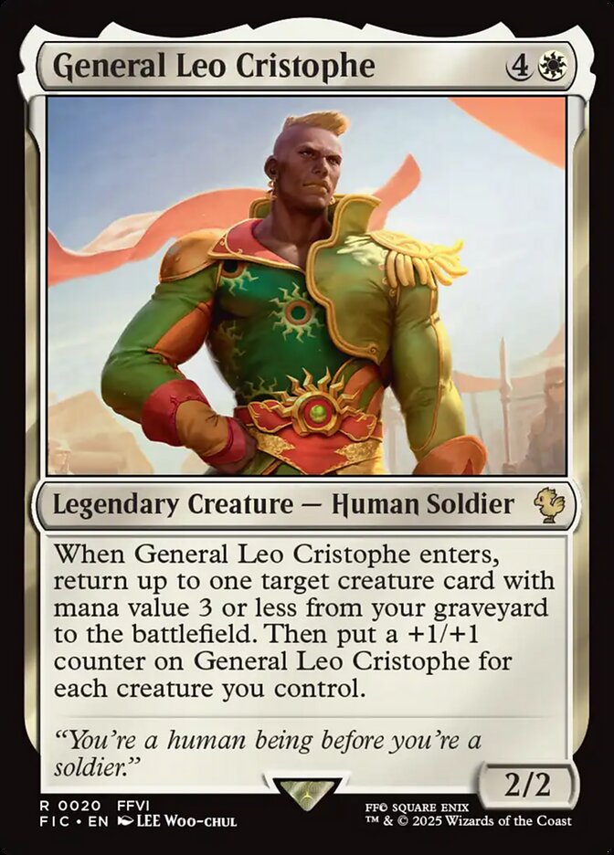 General Leo Cristophe Duplicate 20 (Commander: FINAL FANTASY)  - Foil