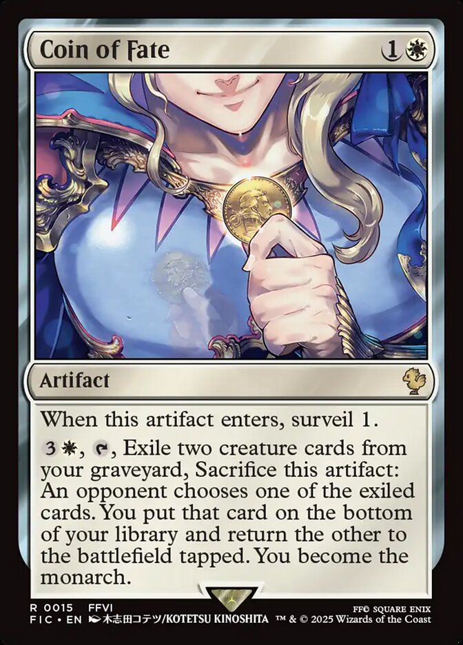Coin of Fate Duplicate 15 (Commander: FINAL FANTASY)  - Foil