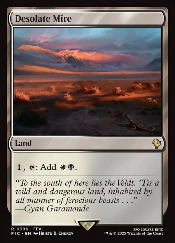Desolate Mire (Duplicate) 386 (Commander: FINAL FANTASY)  - Foil