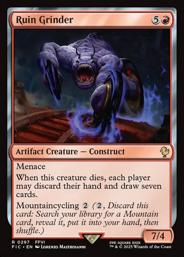 Ruin Grinder Duplicate 297/100 (Commander: FINAL FANTASY)  - Foil