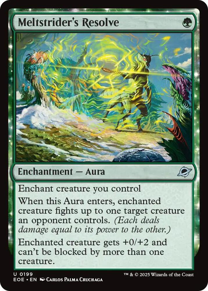 Meltstrider's Resolve 199 (Edge of Eternities)  - Foil