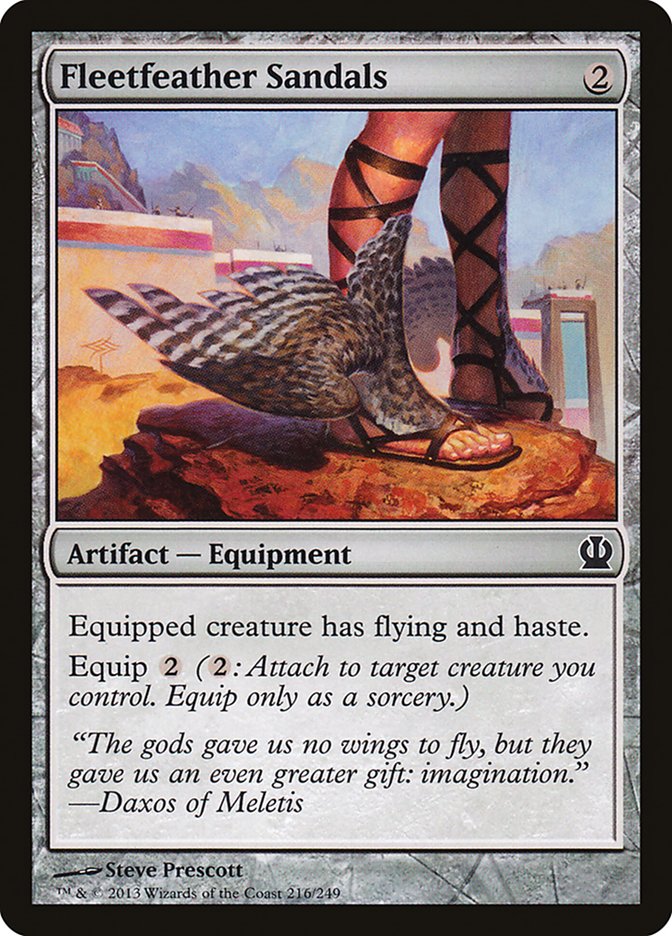 Fleetfeather Sandals 216/249 (Theros) 