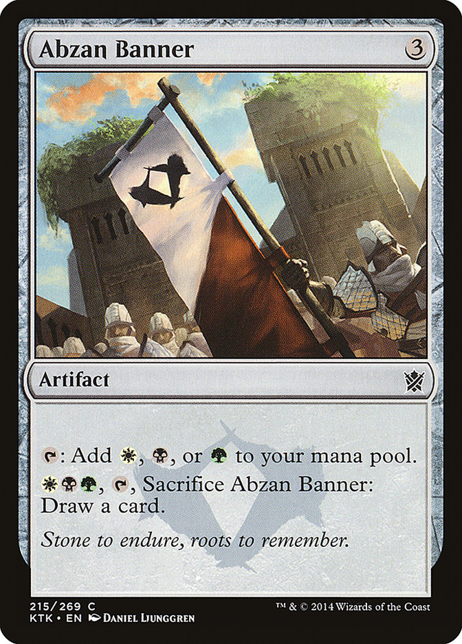 Abzan Banner 215 (Khans of Tarkir) 