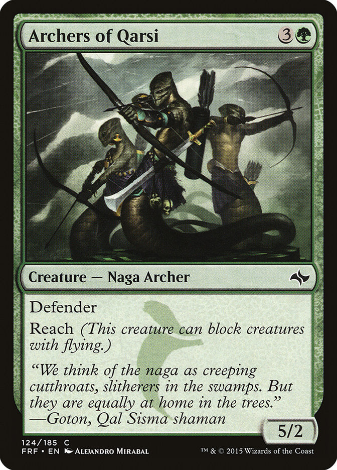 Archers of Qarsi 124/185 (Fate Reforged) 