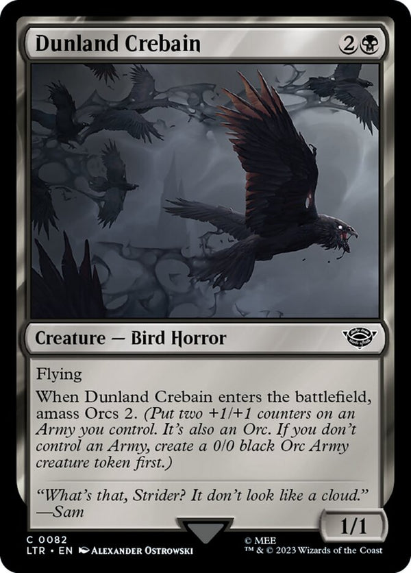 Dunland Crebain 82/281 (Universes Beyond: The Lord of the Rings: Tales of Middle-earth) 