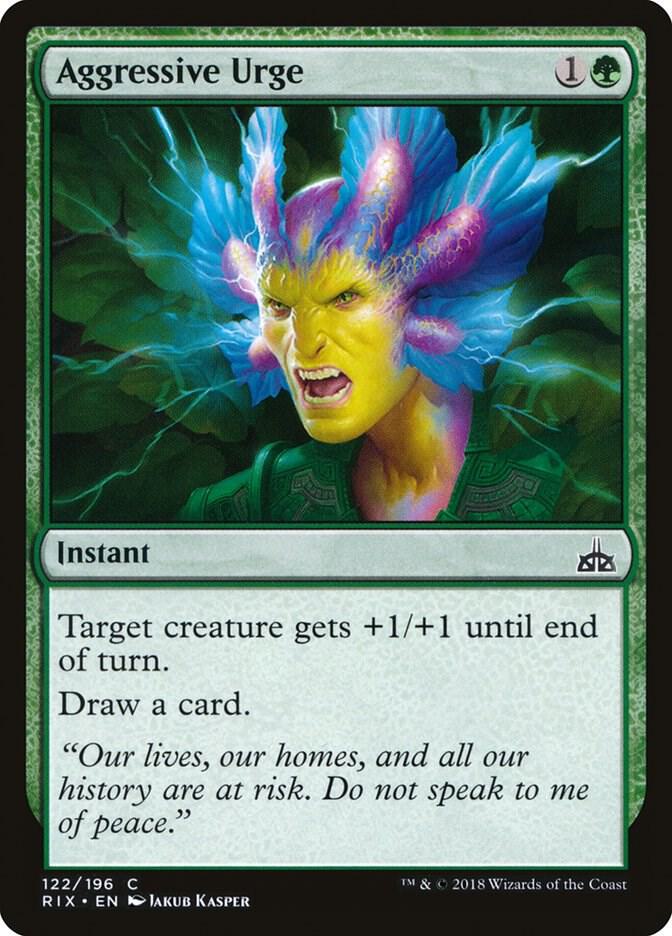 Aggressive Urge 122/196 (Rivals of Ixalan) 