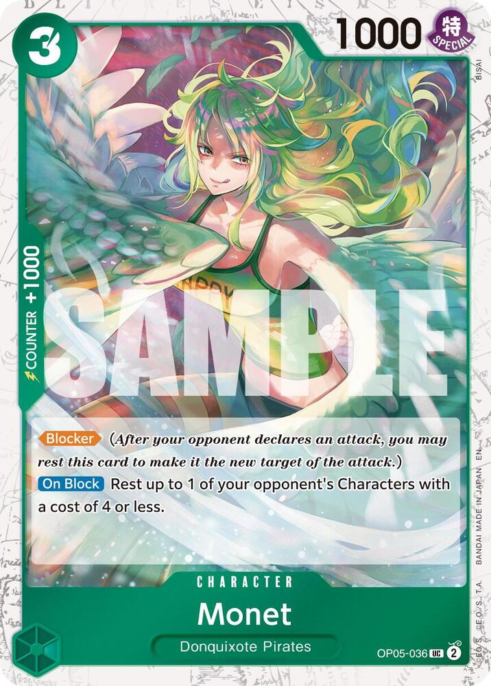 Monet OP05-036 (Premium Booster -The Best- Vol. 2)  - Pirate Foil
