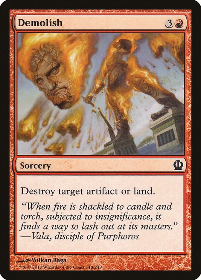 Demolish 118/249 (Theros) 