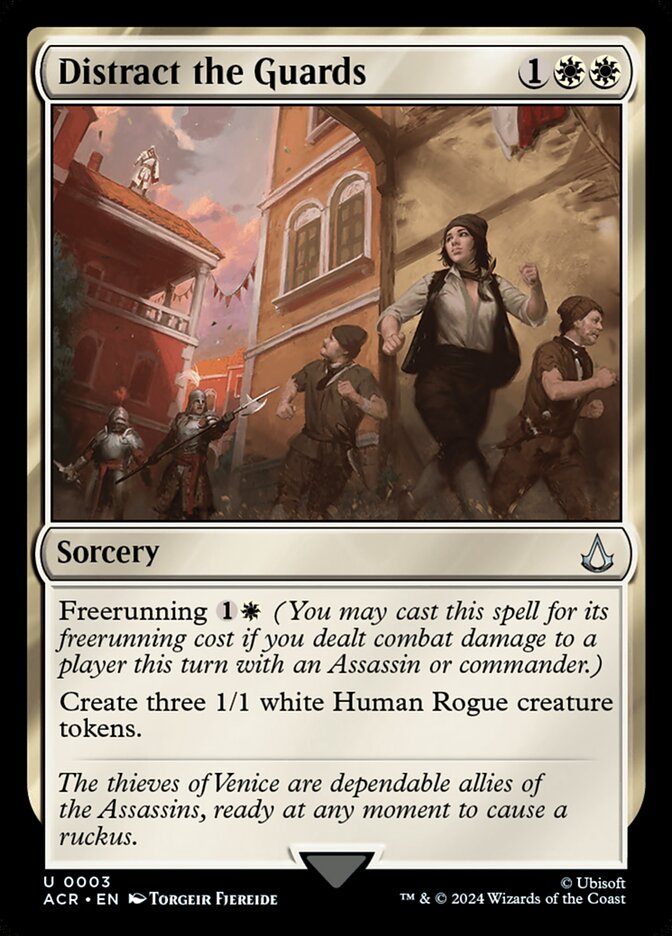 Distract the Guards 3/110 (Universes Beyond: Assassin's Creed)  - Foil