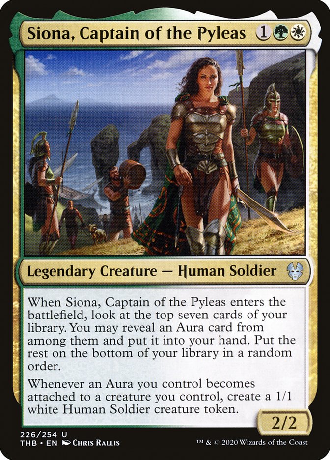 Siona, Captain of the Pyleas 226 (Theros Beyond Death) 