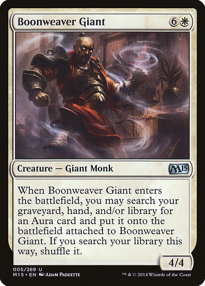 Boonweaver Giant 5 (Magic 2015 (M15)) 