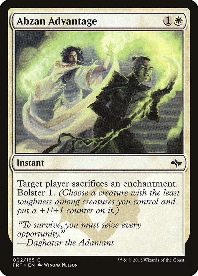 Abzan Advantage 2/185 (Fate Reforged) 