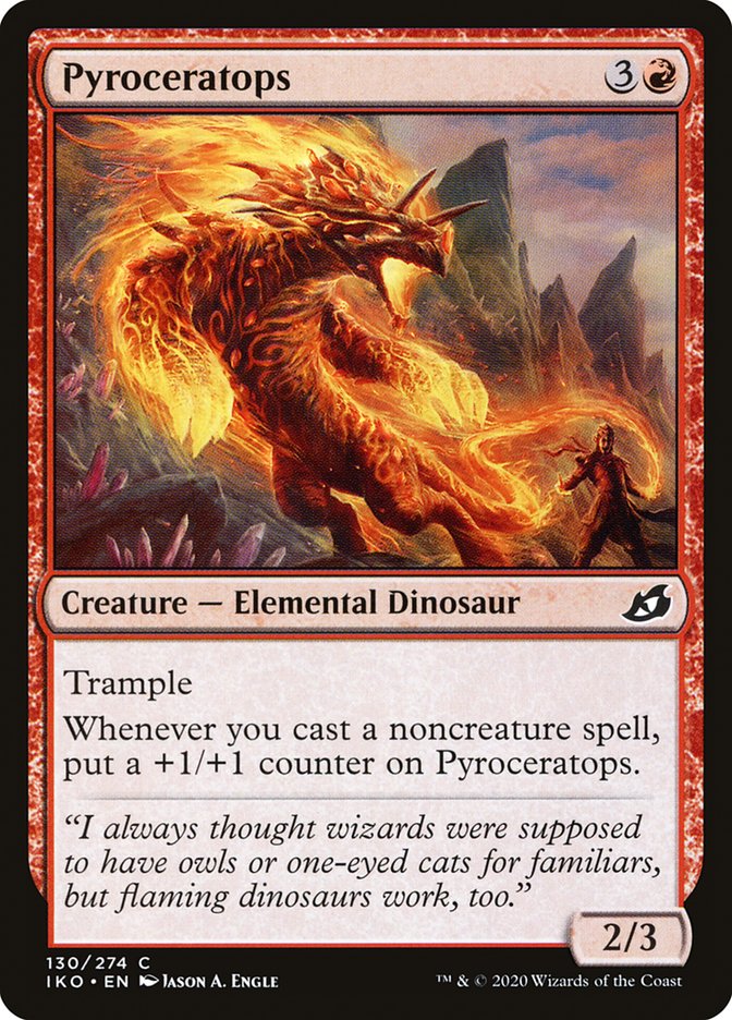 Pyroceratops 130/274 (Ikoria: Lair of Behemoths) 