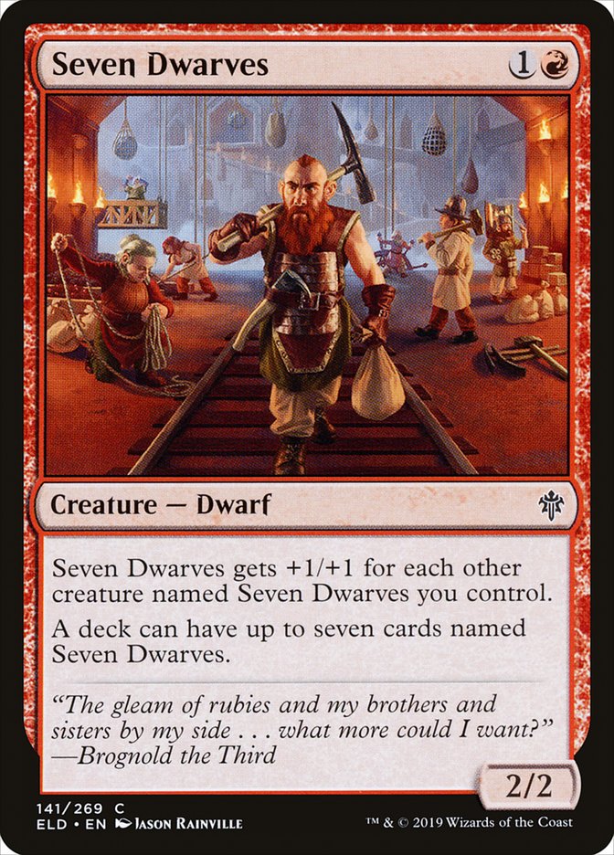 Seven Dwarves 141/269 (Throne of Eldraine) 