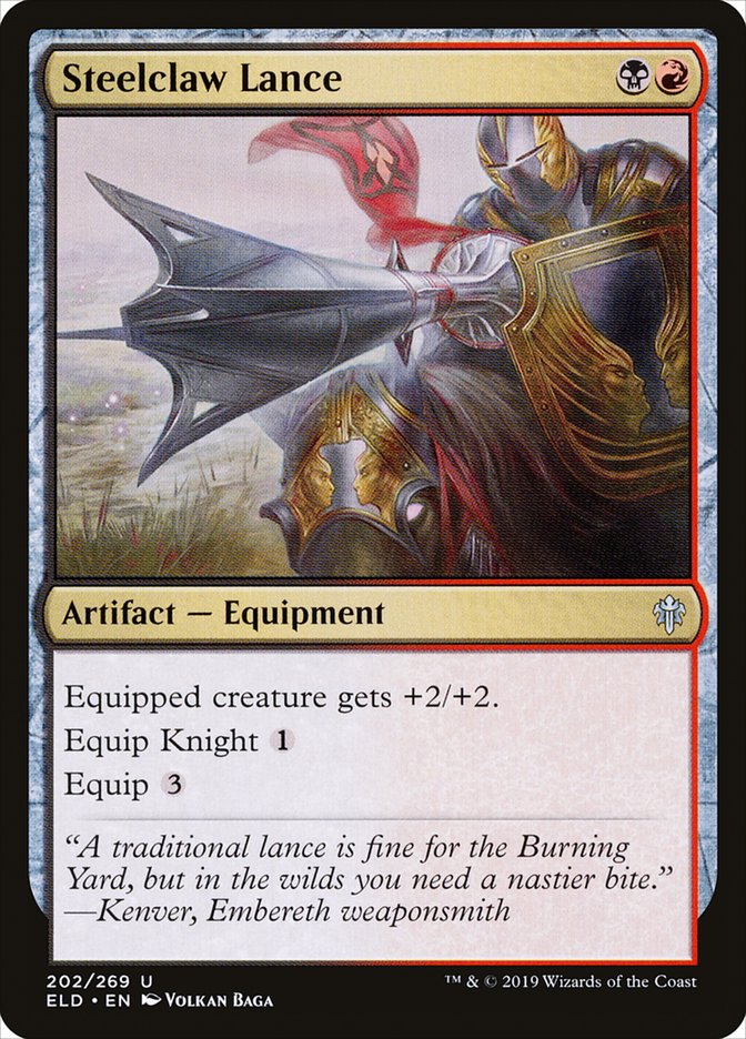 Steelclaw Lance 202/269 (Throne of Eldraine) 