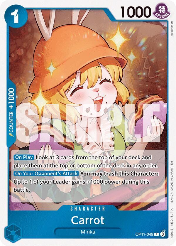 Carrot OP11-049 (A Fist of Divine Speed)  - Foil