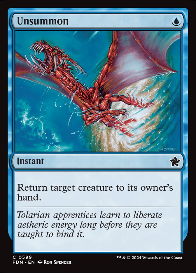 Unsummon 599 (Foundations) 